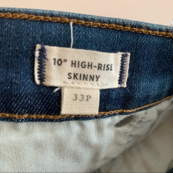 🆕Madewell 10” High-Rise Skinny Jeans 33 Petite - Picture 11 of 13
